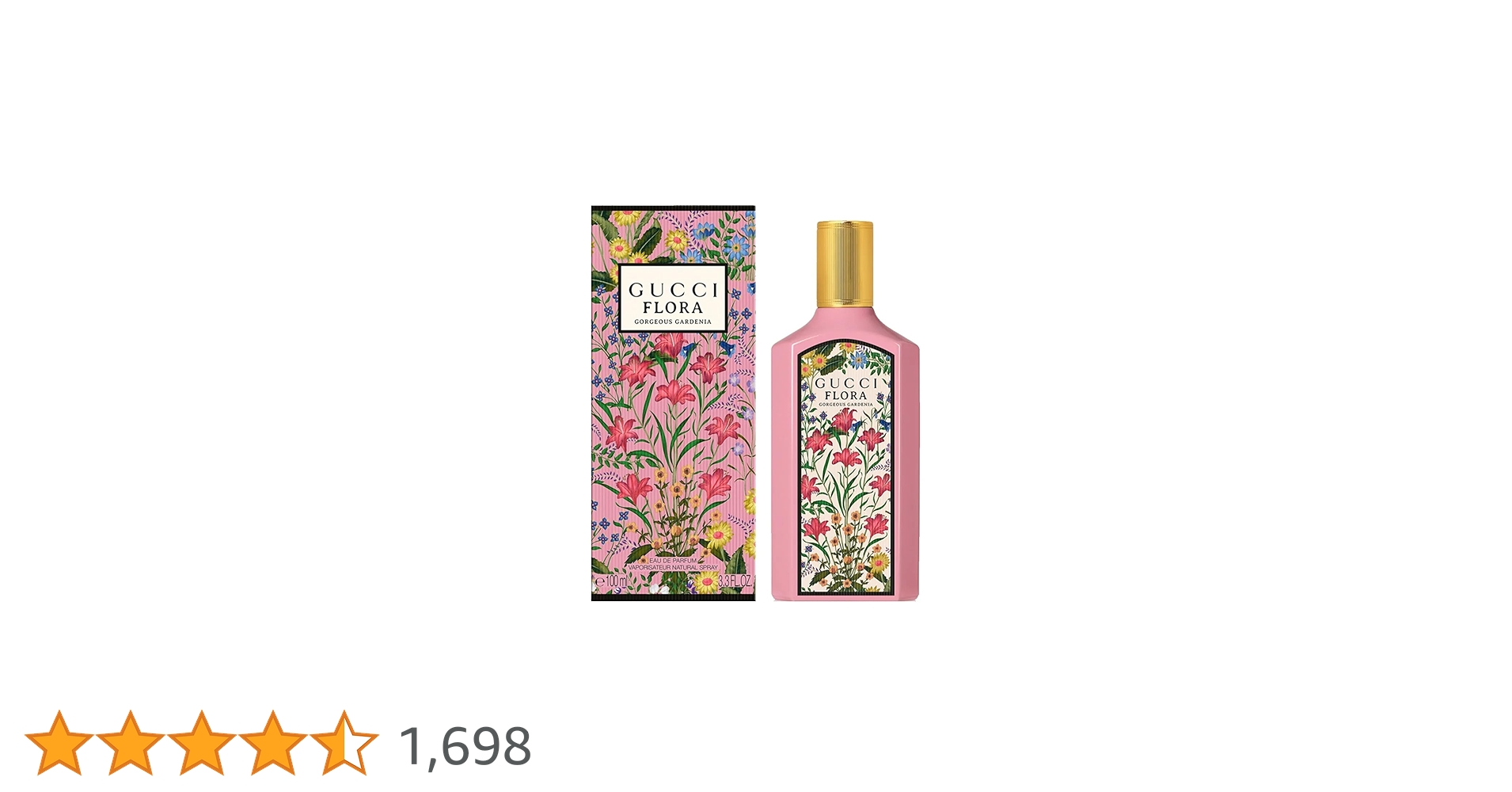 Amazon.co.jp: Gucci Flora Gorgeous Gardenia Eau De Parfan, 3.4 fl